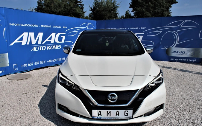 Nissan Leaf cena 78000 przebieg: 78900, rok produkcji 2018 z Młynary małe 704